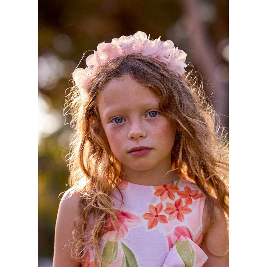 Mayoral Kız Çiçekli Saç Bandı Pembe