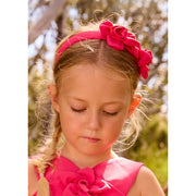 Mayoral Kız Çiçekli Saç Bandı Kırmızı