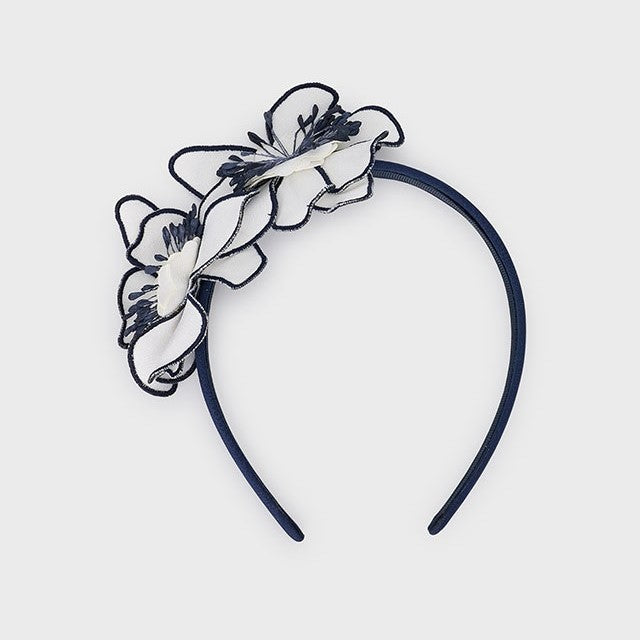 Mayoral Kız Çiçekli Saç Bandı Lacivert