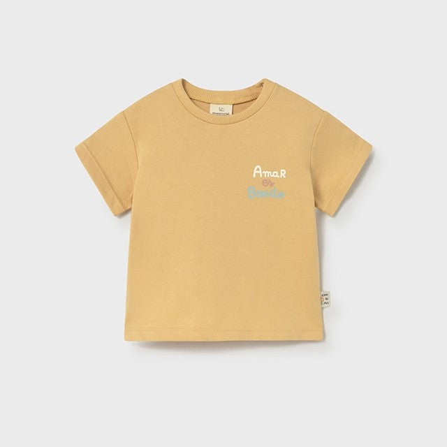 Mayoral Yazlık Bebek Kısa Kol T-shirt Sarı