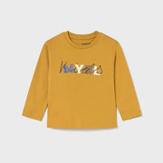 Mayoral Kışlık Erkek Bebek Uzun Kol T-shirt Sarı