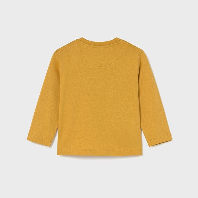 Mayoral Kışlık Erkek Bebek Uzun Kol T-shirt Sarı