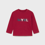 Mayoral Kışlık Erkek Bebek Uzun Kol T-shirt Kırmızı