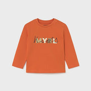 Mayoral Kışlık Erkek Bebek Uzun Kol T-shirt Turuncu