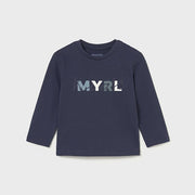 Mayoral Kışlık Erkek Bebek Uzun Kol T-shirt Lacivert