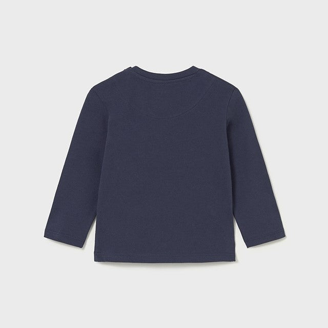 Mayoral Kışlık Erkek Bebek Uzun Kol T-shirt Lacivert