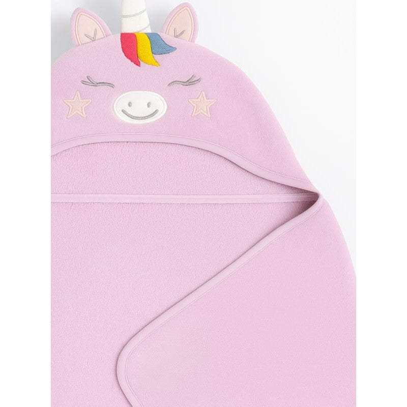 Mama Yoyo Organik Unicorn Bebek Banyo Havlusu Lila