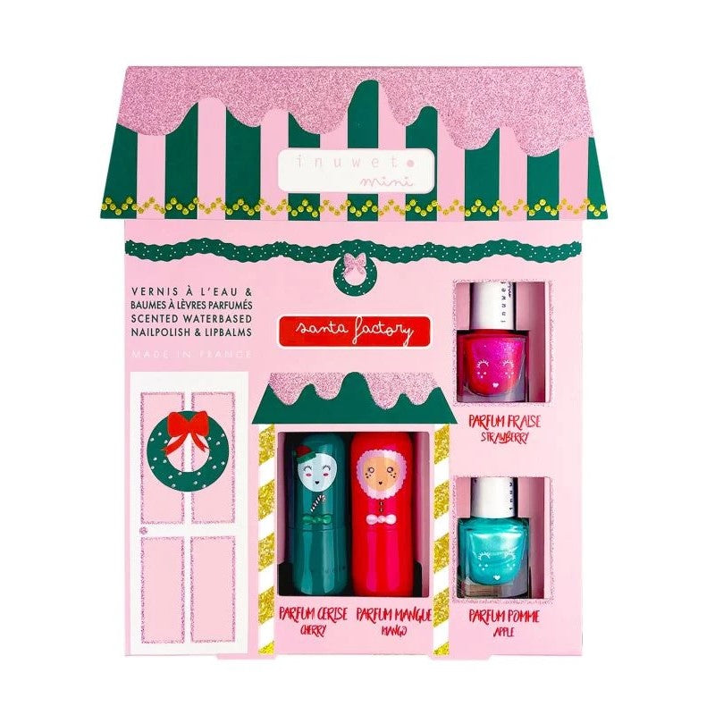 Inuwet Maison Charlotte Noel Evim - 2li lip balm ve 2li Oje Seti