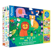 Auzou My 4 Progressive Jigsaw Puzzles STD - Eğitici Oyuncak
