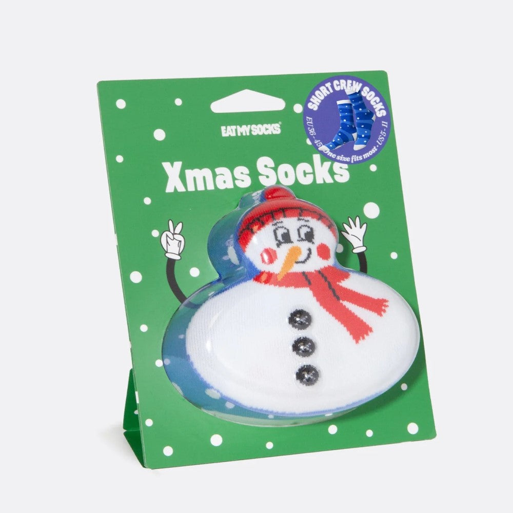 Eat My Socks Xmas Snowman Yetişkin Çorap
