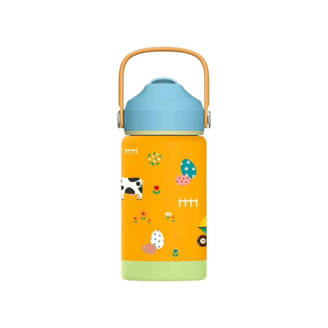 SipnJoy FlipSip Çocuk Su Termosu 360 ml - Farmyard Fun