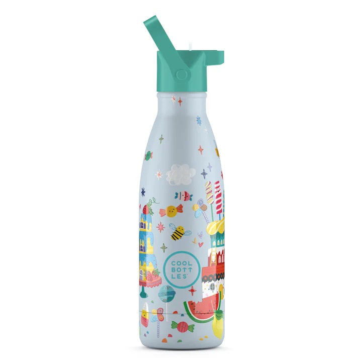 Cool Bottles Paslanmaz Çelik Suluk - The Kids Bottle Candy Land 350ml