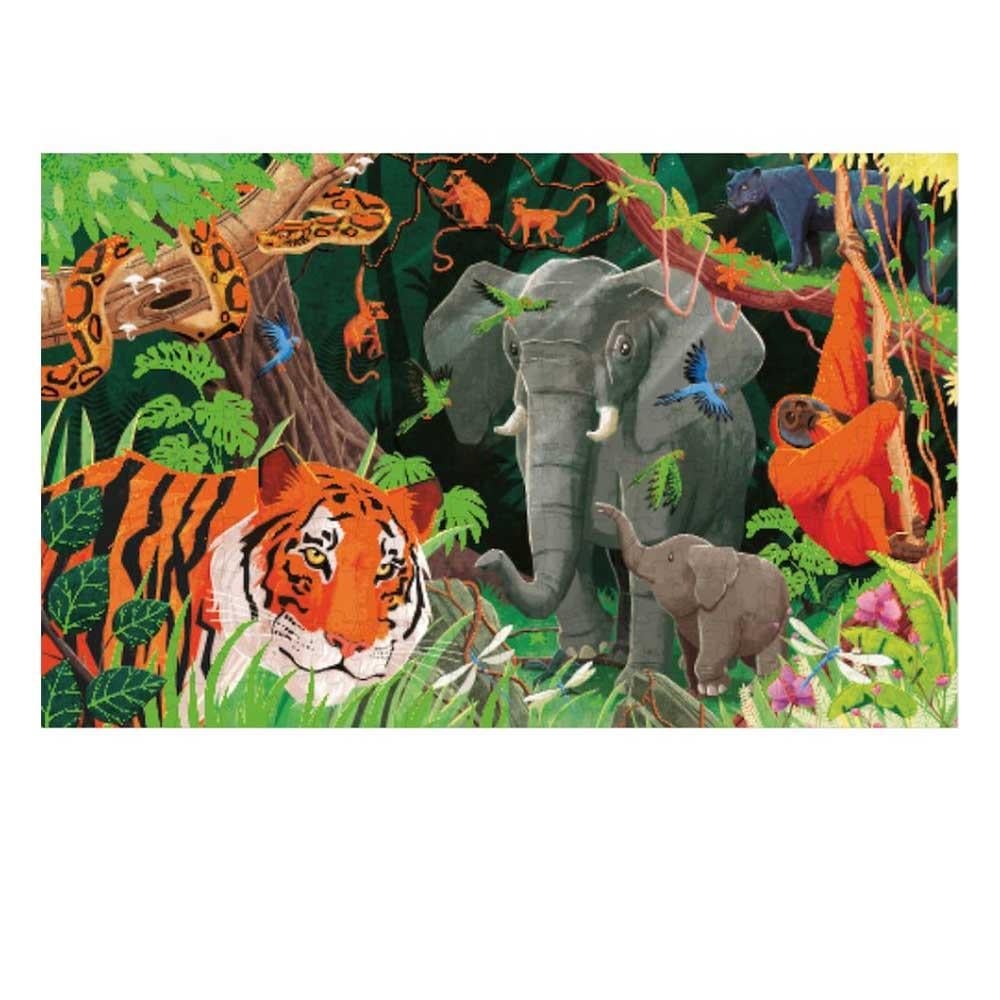 Sassi Dünyayı Koru-Orman-İkisi Bir Arada Puzzle ve Kitap - Eğitici Oyuncak - Görsel 3