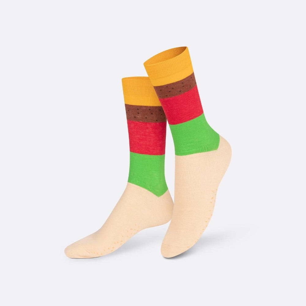 Eat My Socks Cheeseburger Yetişkin Çorap