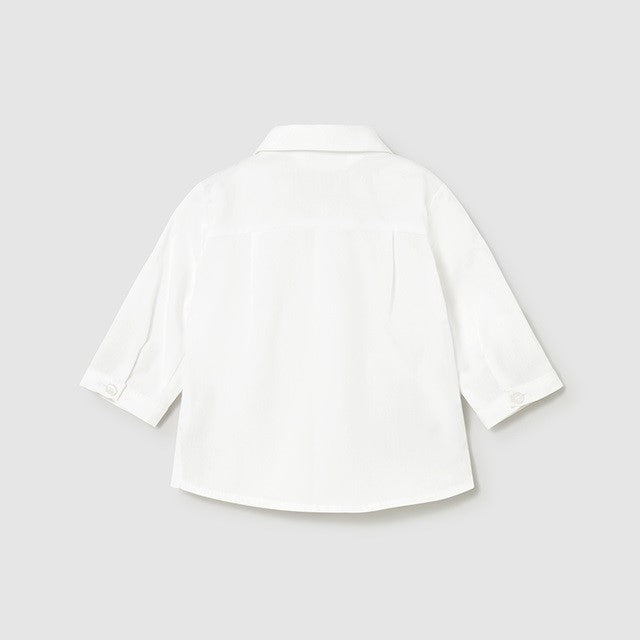 Mayoral Yazlık Erkek Bebek Gömlek Papyon Set Beyaz