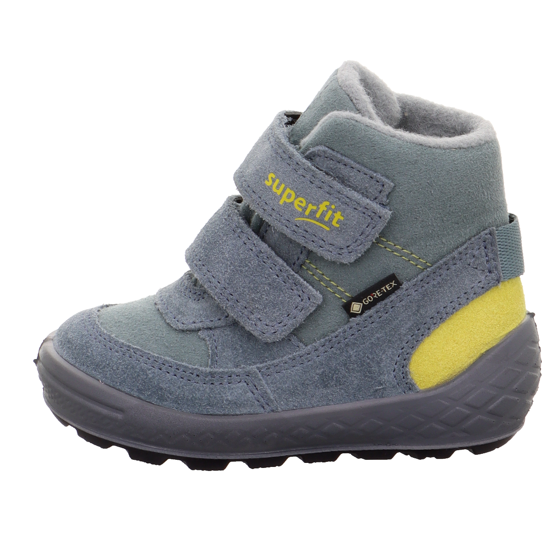 SuperFit Kışlık Erkek Bebek Groovy Goretex Bot Mavi