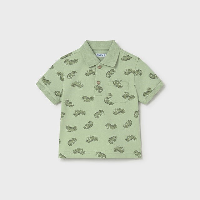 Mayoral Yazlık Erkek Bebek Polo Kısa Kol T-shirt Yeşil