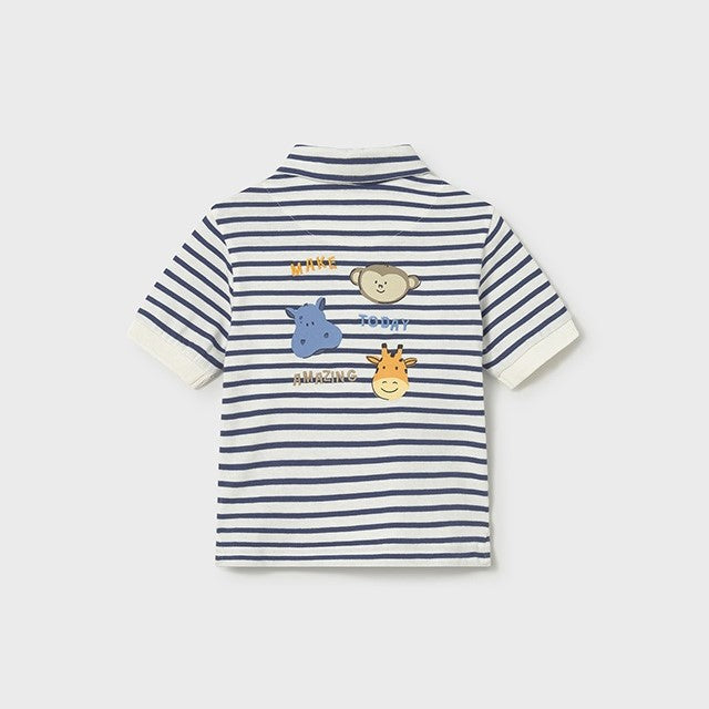 Mayoral Yazlık Erkek Bebek Polo Kısa Kol T-shirt Lacivert