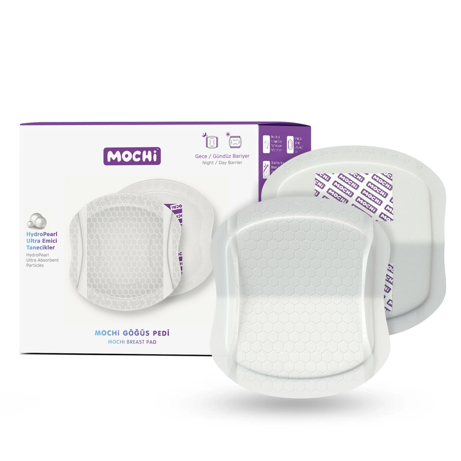 MOCHi- Hydropearl Teknolojili Ultra Emici Göğüs Pedi 40'lı