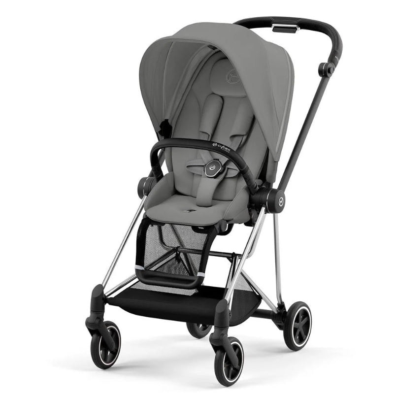 Cybex Mios Bebek Arabası Chrome Black - Mirage Grey