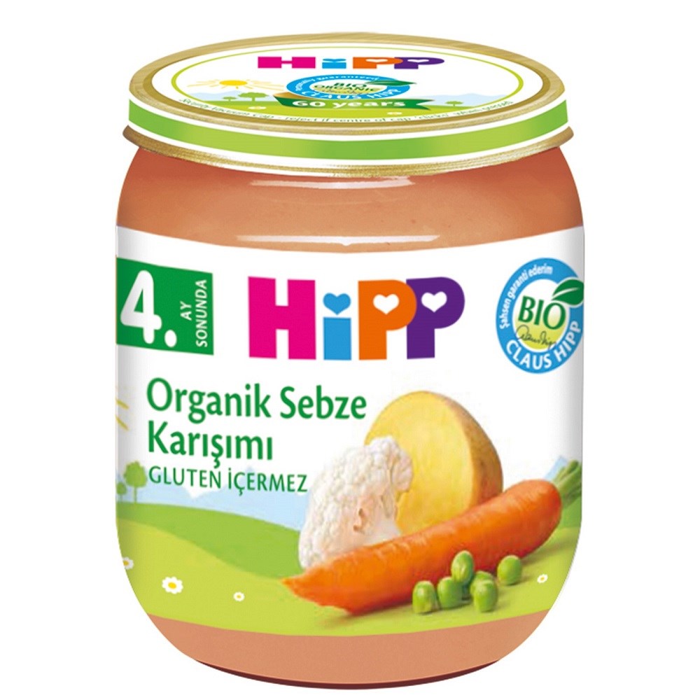 Hipp Organik Sebze Karışımı 125 gr STD