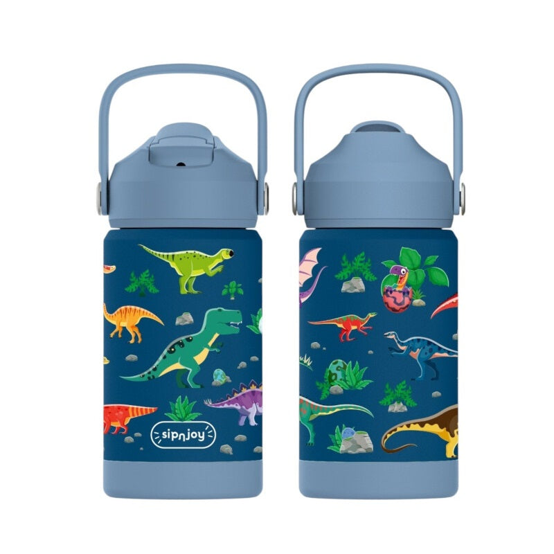 Sipnjoy FlipSip Çocuk Su Termosu 360 ml - Dino Roar