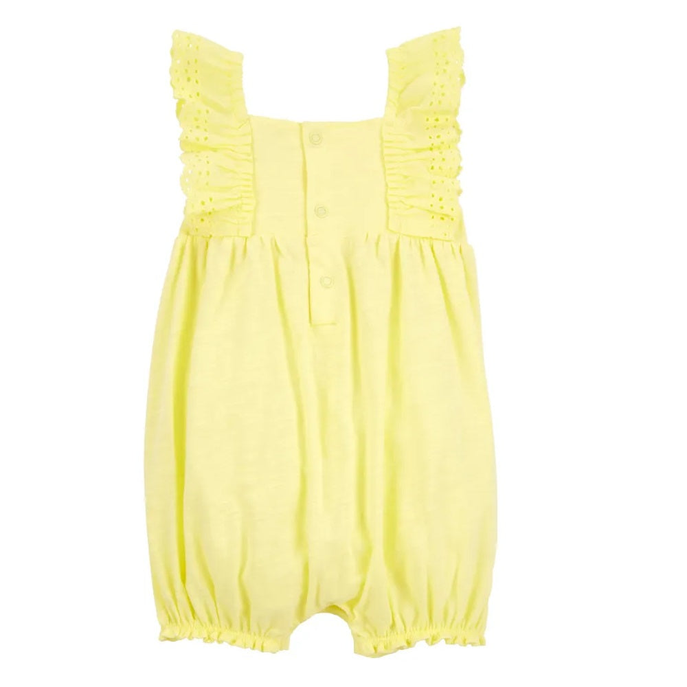 Carter's Kız Bebek Kısa Tulum Sarı