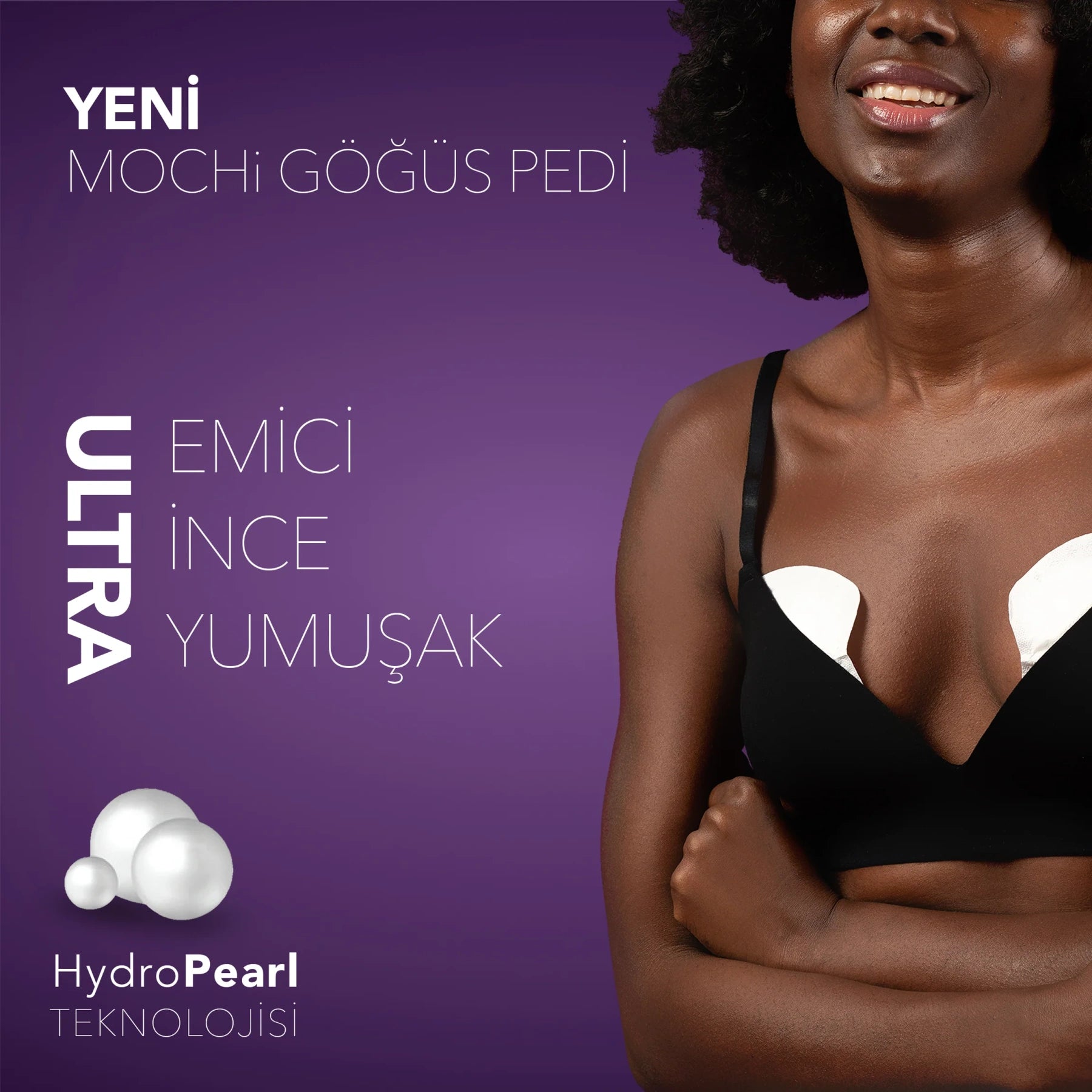 MOCHi- Hydropearl Teknolojili Ultra Emici Göğüs Pedi 40'lı