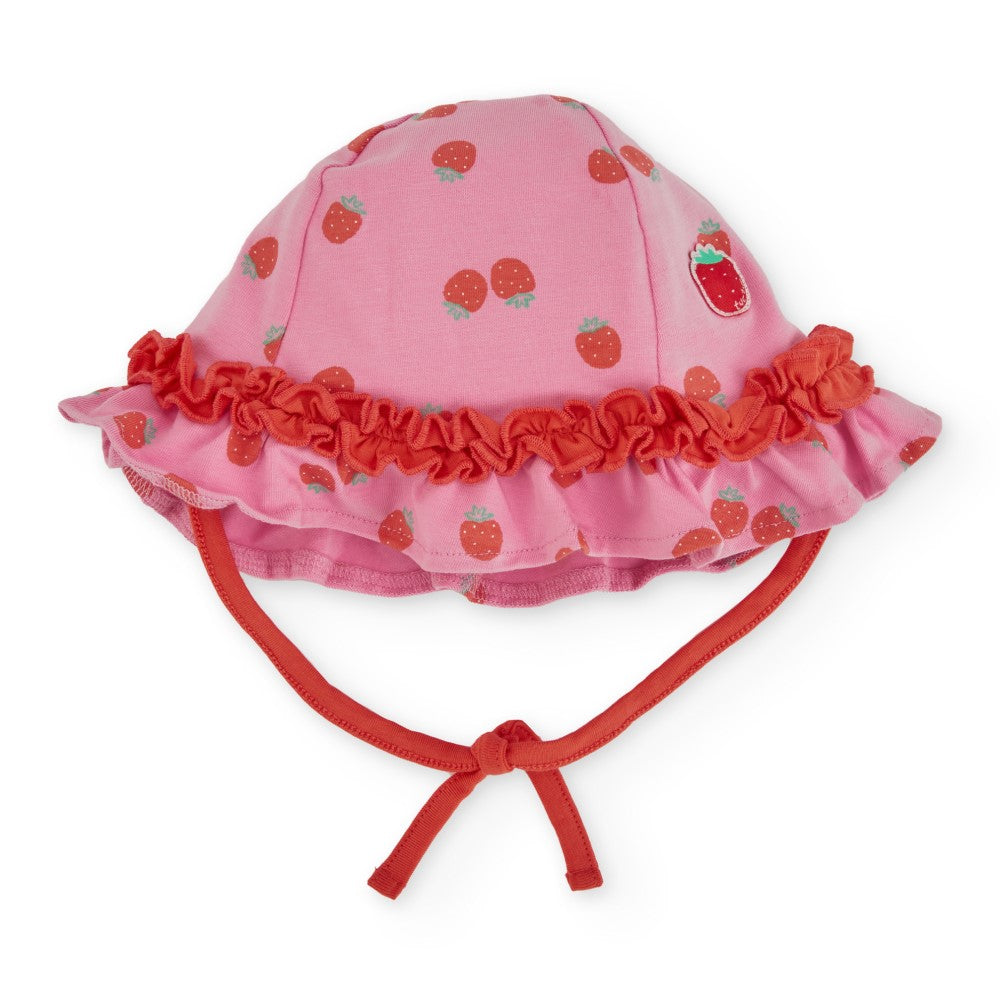 Tuc Tuc Yazlık Kız Bebek Şapka Pembe