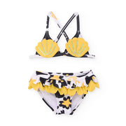 Tuc Tuc Yazlık Kız Bikini Sarı