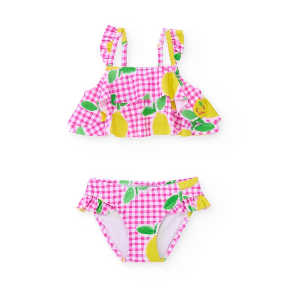Tuc Tuc Yazlık Kız Bikini Pembe