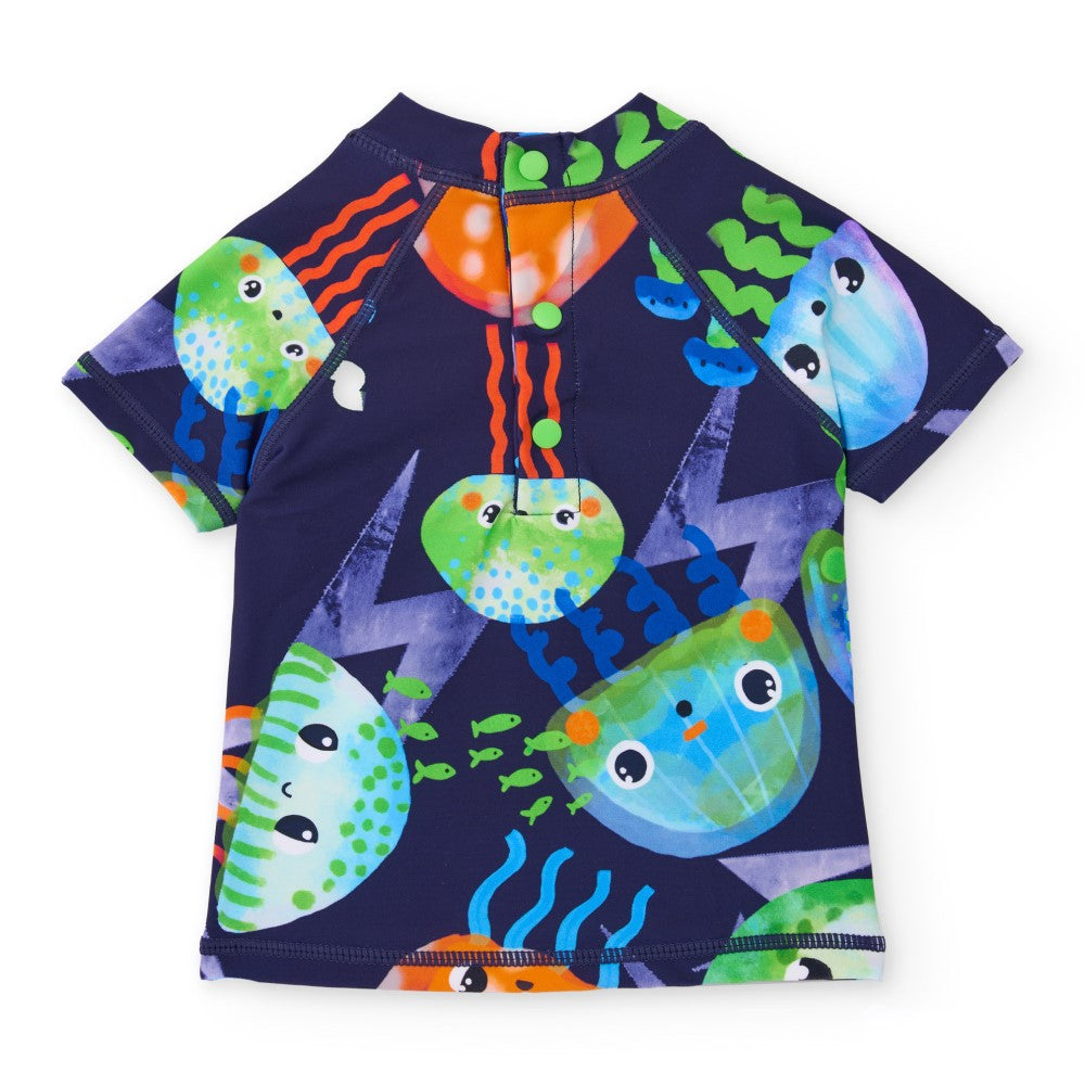Tuc Tuc Yazlık Erkek Bebek T-shirt Mayo Lacivert