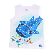 Tuc Tuc Yazlık Erkek Bebek Kolsuz T-shirt Beyaz