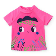 Tuc Tuc Yazlık Kız Bebek T-shirt Mayo Pembe