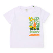 Tuc Tuc Yazlık Erkek Bebek T-shirt Beyaz