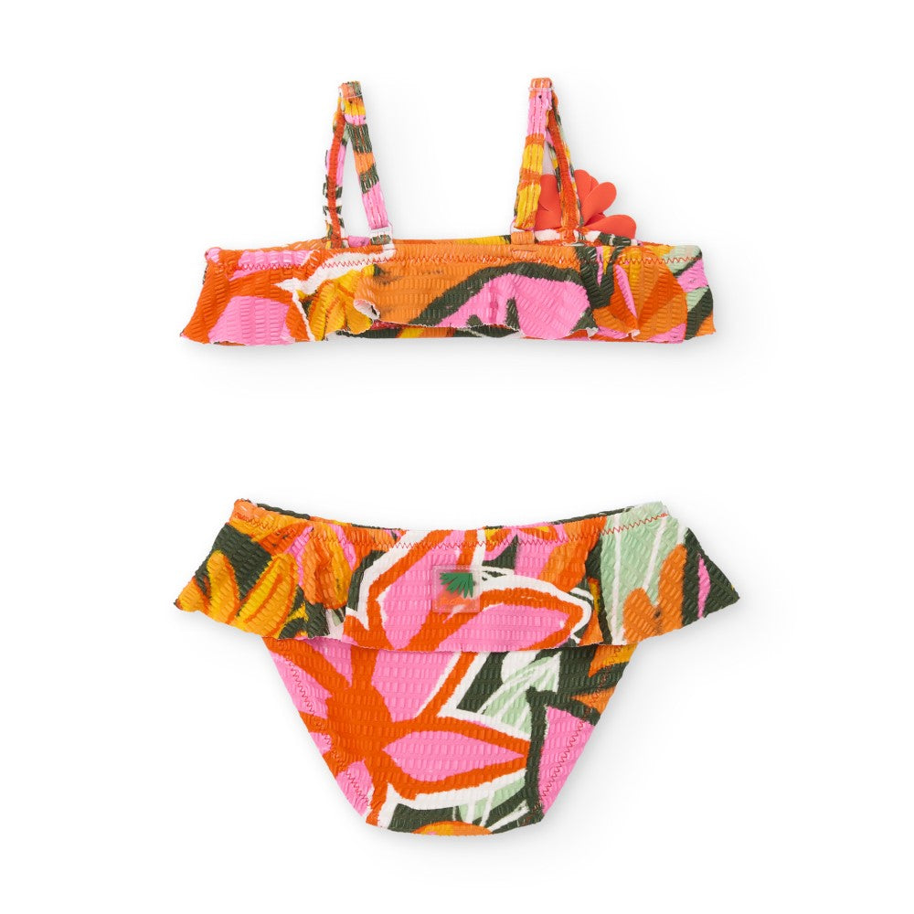 Tuc Tuc Yazlık Kız Bikini Turuncu
