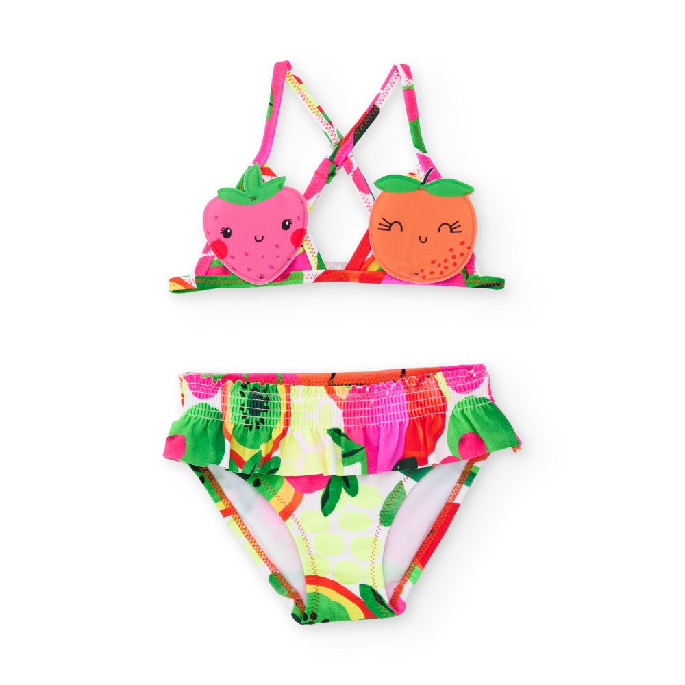 Tuc Tuc Yazlık Kız Bikini Pembe