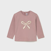 Mayoral Kışlık Kız Bebek Uzun Kol T-shirt Pembe