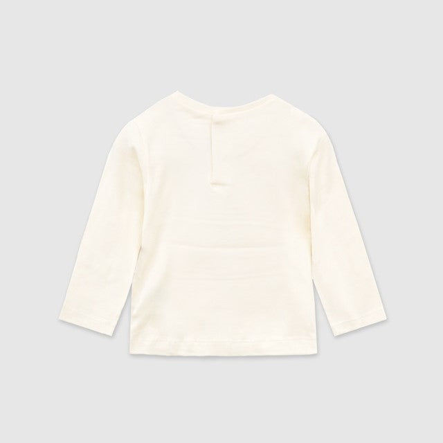 Mayoral Kışlık Kız Bebek Uzun Kol T-shirt Ekru