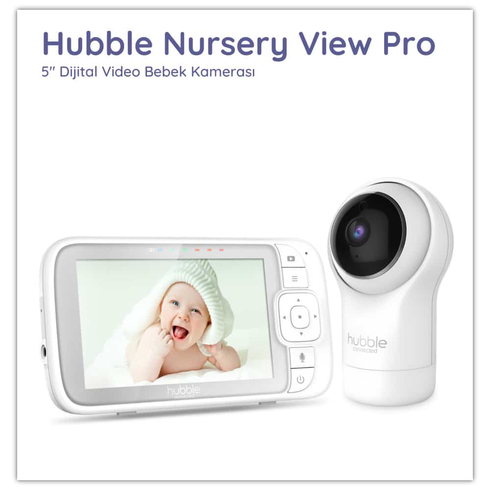 Hubble Nursery View PRO 5’’ Dijital Ekranlı Bebek Kamerası