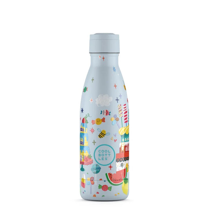 Cool Bottles Paslanmaz Çelik Suluk - The Kids Bottle Candy Land 350ml