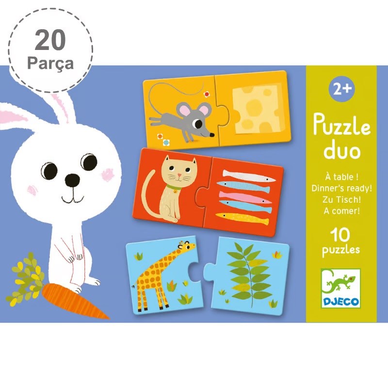 Djeco İkili Puzzle -  Duo Dinner