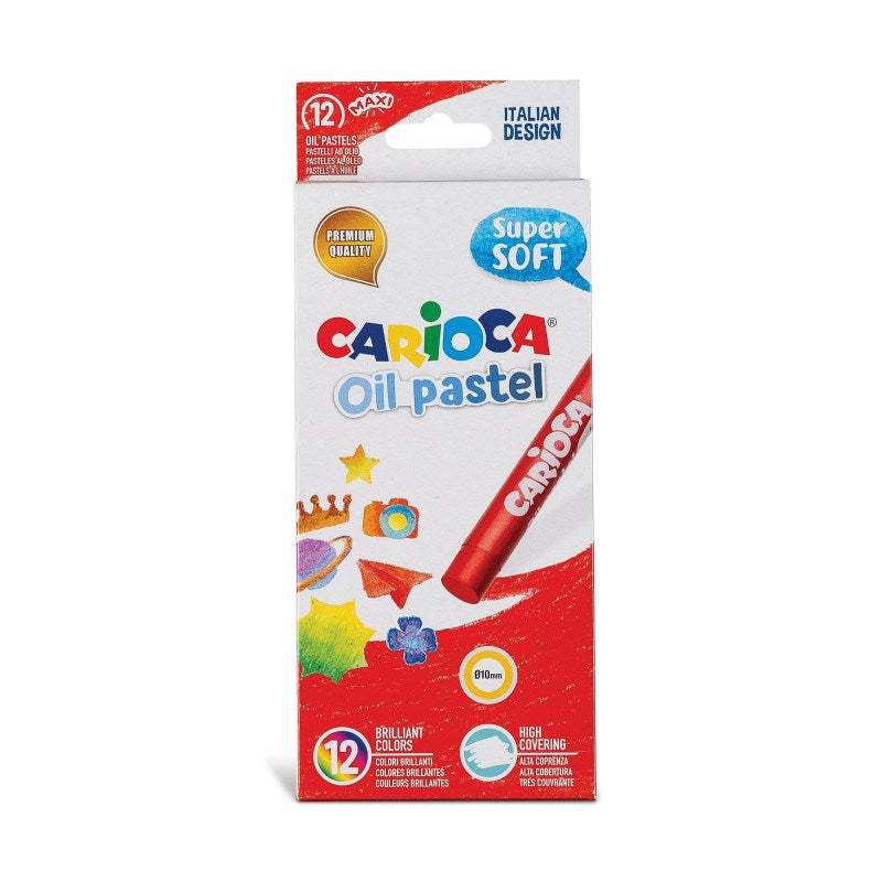 Carioca Yağlı Pastel Boya Kalemi 12'li STD