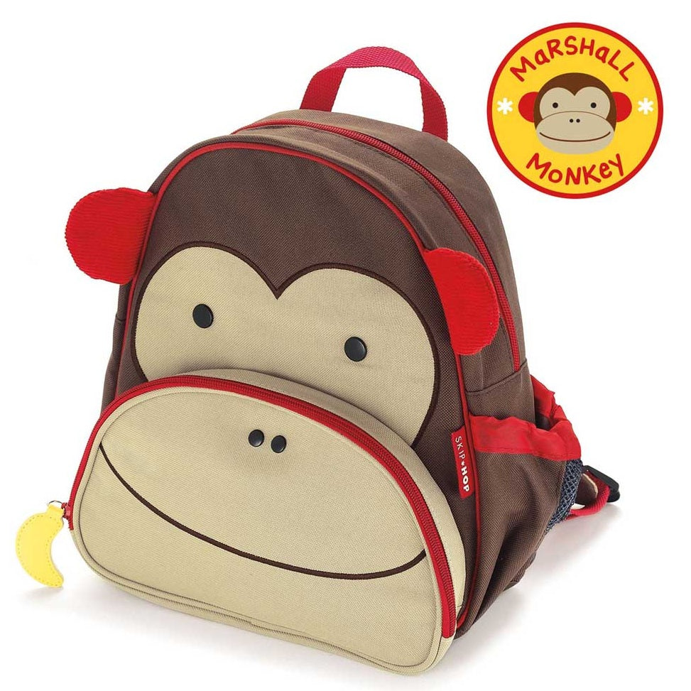 Skip Hop Zoo Sırt Çantası Maymun Kahverengi