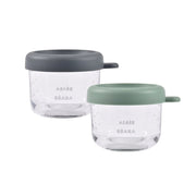 Beaba Bebek Cam Mama Kavanozu 2'li Set 150 ml - Sage Green