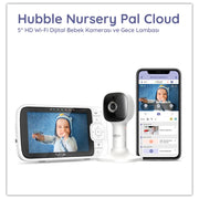 Hubble Nursery Pal Cloud Wifi-Connect 5’’ Dijital Ekranlı Bebek Kamerası