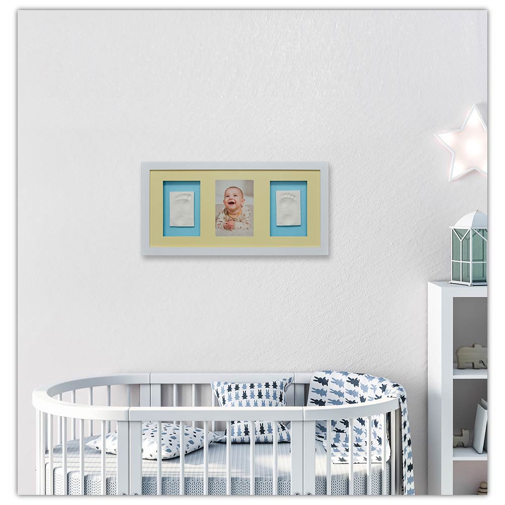 Baby Memory Prints Trio Çerçeve Beyaz STD