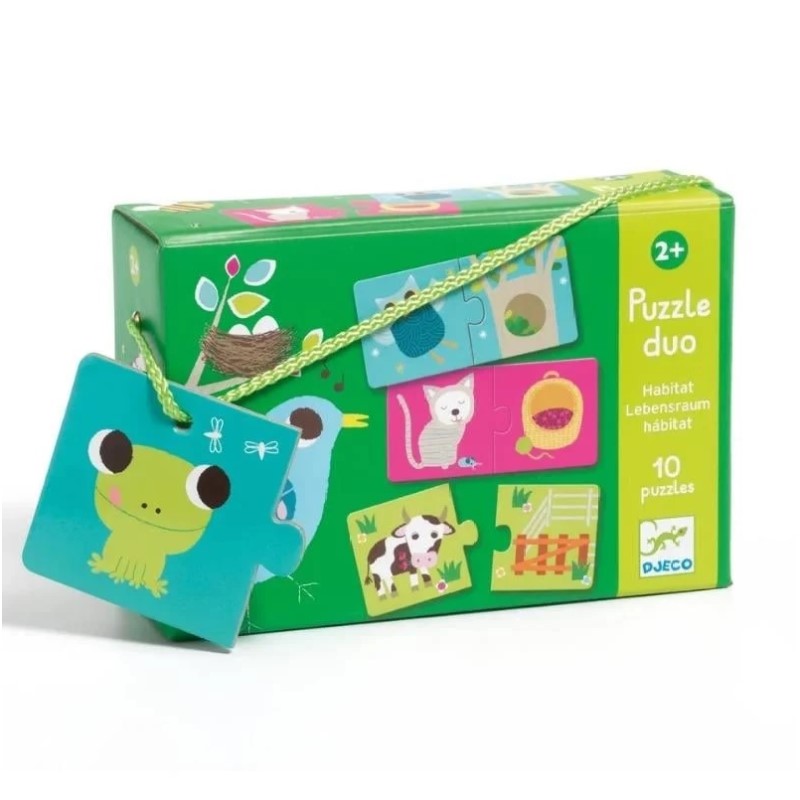 Djeco İkili Puzzle - Duo Habitat