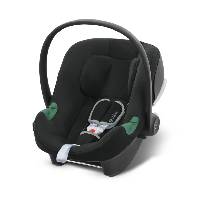 Cybex Aton B2 i-Size Volcano Black ana kucağı Eezy S Twist+2 şasesine adaptörle takılı