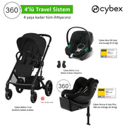 Cybex Balios S Lux Aton B2 Sirona G Plus Black Set